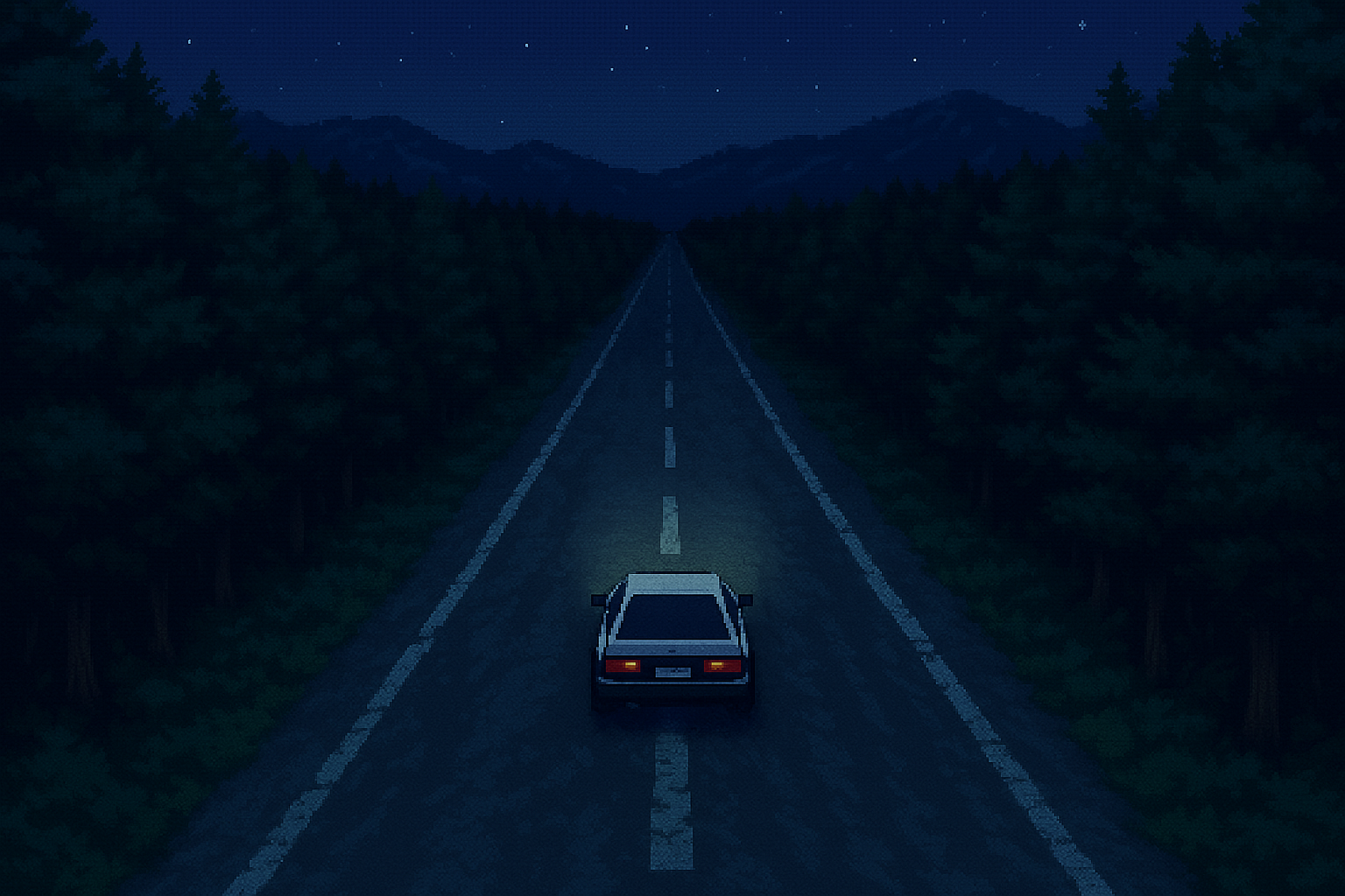 Pixeldrift Contact Background